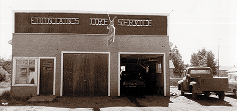 Historical image of a Fountain Tire location