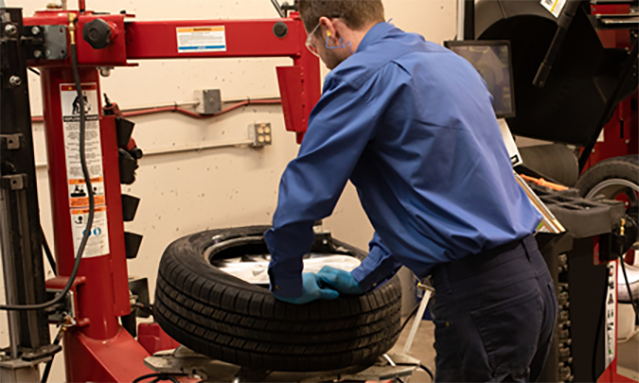 Tire installation