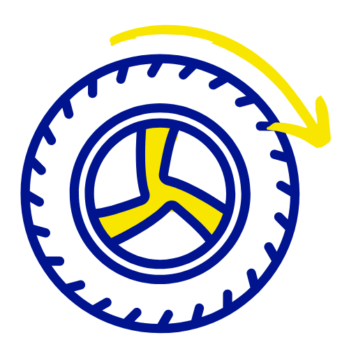 tire rotation icon